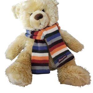 Aeropostale 16" Bear with Scarf Plush Stuffed Animal